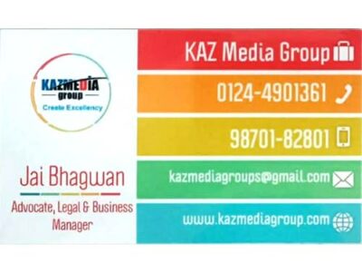 KAZ MEDIA GROUP | OLD RAILWAY ROAD | GURGAON