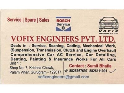 VOFIX ENGINEERS PVT LTD | PALAM VIHAR | GURGAON