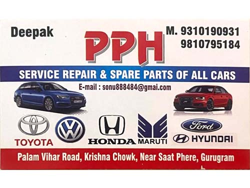 PPH CAR SERVICE & SPARE PARTS | PALAM VIHAR | GURGAON